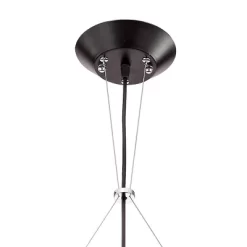 Possini Euro Design Planet Black Large Pendant Light 31 1/2" Wide Mid Century Modern White Glass For Dining Room House Foyer Kitchen Island Entryway -Safavieh Store GUEST 985504dc aa49 4795 bbbc 7b6637a5bb32