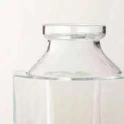 Octagonal Clear Glass Bottle Vase - Hearth & Hand™ With Magnolia -Safavieh Store GUEST 99423c65 7cc3 45d1 a0be 06e5f32a1a79