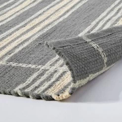Wool Blend Variegated Stripe Area Rug Dark Gray - Hearth & Hand™ With Magnolia -Safavieh Store GUEST 9dd02d18 6d5e 42bb a6fd 2ce15248043f