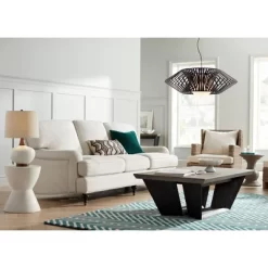 Possini Euro Design Planet Black Large Pendant Light 31 1/2" Wide Mid Century Modern White Glass For Dining Room House Foyer Kitchen Island Entryway -Safavieh Store GUEST 9fd5eeff 26e7 48a5 a661 fad7fda6cf28