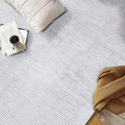 World Rug Gallery Contemporary Distressed Stripe Machine Washable Area Rug 10 World Rug Gallery Contemporary Distressed Stripe Machine Washable Area Rug - Image 8