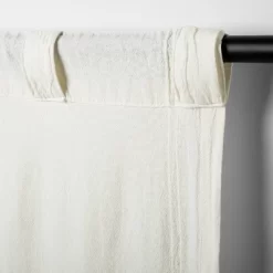 Tonal Texture Curtain Panel Sour Cream - Hearth & Hand™ With Magnolia 11 Tonal Texture Curtain Panel Sour Cream - Hearth & Hand™ With Magnolia -Safavieh Store GUEST a3759400 9398 4b46 97a0 2fba23657e88