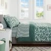Floral Printed Microfiber Reversible Comforter & Sheets Set Dark Green - Room Essentials™ -Safavieh Store GUEST a3f7a3fb 906f 4a29 944d cfc223cbbbe5