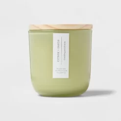 Citron And Sands Candle Green - Threshold™ -Safavieh Store GUEST ac29f15a 74a7 4509 9e2b 431f209854df