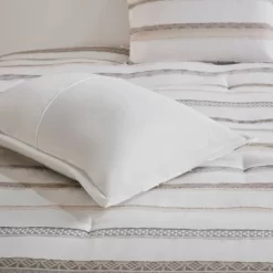 Madison Park 5pc Cove Clipped Jacquard Comforter Set White/Assorted Beiges -Safavieh Store GUEST ac9a3a26 2761 4a94 aa0e ba22c6213b23