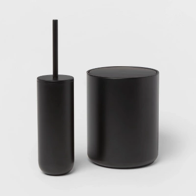 Metal Waste Can Black - Threshold™ 5 Metal Waste Can Black - Threshold™ - Image 3