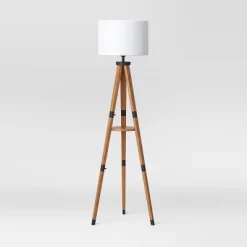 Tripod Floor Lamp With Shelf Brown Wood - Threshold™ 10 Tripod Floor Lamp With Shelf Brown Wood - Threshold™ -Safavieh Store GUEST b1b8ca20 55ea 4c4e bc34 1f4ca7a73cd2