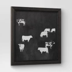 (Set Of 2) 12" X 12" Cow Collection II Framed Wall Canvases - Threshold™ -Safavieh Store GUEST b344498b 2140 4a52 b3be 29b42cd41f2d