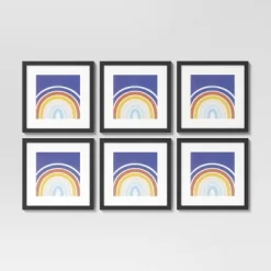 (Set Of 6) 11" X 11" Matted To 8" X 8" Frame Set - Room Essentials™ -Safavieh Store GUEST b7d39f93 8658 4b32 b70c faf0c2756d7f