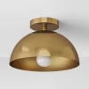 Valencia Flush Mount Ceiling Light Brass - Threshold™ -Safavieh Store GUEST b98a9a40 143f 4749 b4e0 f18af9f674b9
