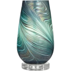 360 Lighting Carmen Modern Coastal Accent Table Lamps 12 1/2" High Set Of 2 Green Art Glass Shade For Bedroom Bedside Nightstand Office 14 360 Lighting Carmen Modern Coastal Accent Table Lamps 12 1/2" High Set Of 2 Green Art Glass Shade For Bedroom Bedside Nightstand Office -Safavieh Store GUEST beb1cd8b e3eb 40ee 80e2 b74c369dda15