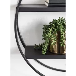 24" Diameter Sequoia Wood And Metal Round Wall Shelf - Kate & Laurel All Things Decor 18 24" Diameter Sequoia Wood And Metal Round Wall Shelf - Kate & Laurel All Things Decor -Safavieh Store GUEST bf82a7ce 8350 452d a743 df224ffe0d7f
