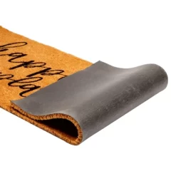 Juvale Natural Coco Coir Large Door Mat, Happy Place Long Outdoor Rug, 17 X 60 In -Safavieh Store GUEST c013af06 20b5 48b9 aab7 3f0d09bb878f