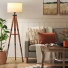 Tripod Floor Lamp With Shelf Brown Wood - Threshold™ -Safavieh Store GUEST c29a7836 503f 4e78 a6f3 d9375c56ca88