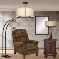 Possini Euro Design Stinson Modern Ceiling Light Semi Flush Mount Fixture 17 1/4" Wide Bronze 3-Light Linen Drum Shade For Bedroom Kitchen Living Room 15 Possini Euro Design Stinson Modern Ceiling Light Semi Flush Mount Fixture 17 1/4" Wide Bronze 3-Light Linen Drum Shade For Bedroom Kitchen Living Room -Safavieh Store GUEST c5be1f51 eb3a 4c04 a5ee 6954f22ffa67