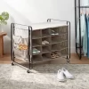 4 Tier Rolling Cubby Shoe Rack Gray - Brightroom™ -Safavieh Store GUEST c84e632b bc1b 4b36 8081 bad0a49f3a0c