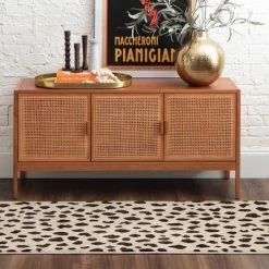 Daffodil Leopard Print Woven Rug - Threshold™ -Safavieh Store GUEST ca6f0185 7f07 4025 bbdb 2103d7e23c18