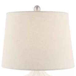 360 Lighting Ellen 21" High Sculptured Small Mid Century Modern Coastal Accent Table Lamp White Ceramic Single Living Room Bedroom Bedside Nightstand 12 360 Lighting Ellen 21" High Sculptured Small Mid Century Modern Coastal Accent Table Lamp White Ceramic Single Living Room Bedroom Bedside Nightstand -Safavieh Store GUEST cb12c2d0 0e18 4b78 806a 3099ae6635b1