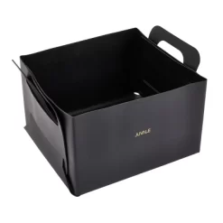 Juvale 2 Pack Faux Leather Foldable Storage Bins With Handles, Collapsible Baskets For Home Organization, Black, 10 X 6.5 In -Safavieh Store GUEST d1e4259f 0ab3 4f67 96e9 366420246416