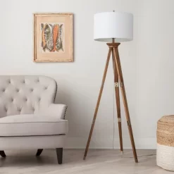 Oak Wood Tripod Floor Lamp Dark Brown - Threshold™ 14 Oak Wood Tripod Floor Lamp Dark Brown - Threshold™ -Safavieh Store GUEST d3917c30 06bc 4e53 8f5b 79284decaeb6