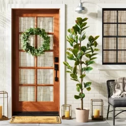 24" Faux Gypsophila Wreath - Hearth & Hand⢠With Magnolia