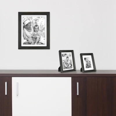 10.375" X 12.375" Matted To 8" X 10" Basic Foundational Frame Black - Threshold™ 4 10.375" X 12.375" Matted To 8" X 10" Basic Foundational Frame Black - Threshold™ - Image 2