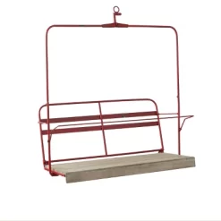 Sullivans Ski Lift Hanging Display 33"H Red -Safavieh Store GUEST dcd7bd00 cd57 4175 9965 6fc18064a4c4
