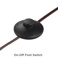 Franklin Iron Works Tahoe Rustic Industrial Downbridge Arc Floor Lamp 60" Tall Bronze Metal Faux Leather Empire Shade For Living Room Reading Bedroom -Safavieh Store GUEST e05b399a 8574 4207 8a54 7ad59054f9b8