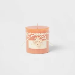 Ribbed Pillar Pumpkin Spice Candle - Threshold™ 10 Ribbed Pillar Pumpkin Spice Candle - Threshold™ -Safavieh Store GUEST e467f067 2ab8 486b 8756 c7488700fa1b