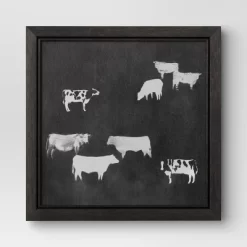 (Set Of 2) 12" X 12" Cow Collection II Framed Wall Canvases - Threshold™ -Safavieh Store GUEST eba1d89c 78cc 4c5b 8c67 3a03cc2b6c22