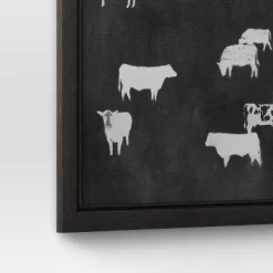(Set Of 2) 12" X 12" Cow Collection II Framed Wall Canvases - Threshold™ -Safavieh Store GUEST ed6cea91 4424 4805 8aee 4c4271b75676