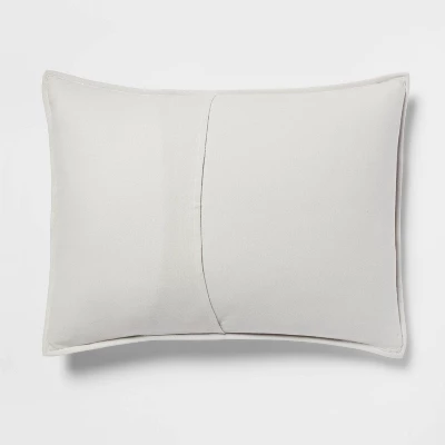 Flannel Windowpane Quilt Sham - Threshold™ 5 Flannel Windowpane Quilt Sham - Threshold™ - Image 3