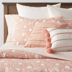 12pc Floral Boho Comforter & Sheets Set Terracotta Pink - Threshold™ -Safavieh Store GUEST f3330df4 d165 44ef 87fd 293b2d10cfce