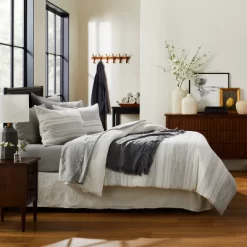 3pc Heathered Stripe Comforter Bedding Set - Hearth & Hand™ With Magnolia 7 3pc Heathered Stripe Comforter Bedding Set - Hearth & Hand™ With Magnolia -Safavieh Store GUEST f5d6068f c55f 4043 923f e6673cd682bd