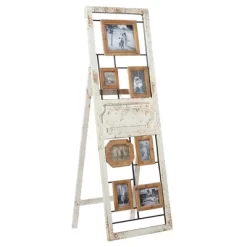 Wood 6 Slot Wall Photo Frame With Floor Stand Brown - Olivia & May 32 Wood 6 Slot Wall Photo Frame With Floor Stand Brown - Olivia & May -Safavieh Store GUEST f634fa3f 96be 44c8 a20c bcc2e7134bd0