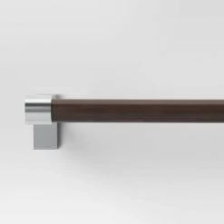 Dark Faux Wood Curtain Rod Nickel - Threshold™ 9 Dark Faux Wood Curtain Rod Nickel - Threshold™ -Safavieh Store GUEST f65030f0 7be0 425c 96b7 548c0d49cc46