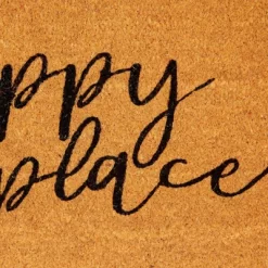 Juvale Natural Coco Coir Large Door Mat, Happy Place Long Outdoor Rug, 17 X 60 In -Safavieh Store GUEST f70d36c2 44b1 4d7a 93a3 bda25a05f50b