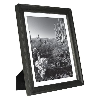 10.375" X 12.375" Matted To 8" X 10" Basic Foundational Frame Black - Threshold™ 3 10.375" X 12.375" Matted To 8" X 10" Basic Foundational Frame Black - Threshold™
