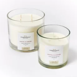 Clear Glass Santal & Ginger Candle White - Threshold™ Designed With Studio McGee 11 Clear Glass Santal & Ginger Candle White - Threshold™ Designed With Studio McGee -Safavieh Store GUEST f8468f42 e11b 4265 be90 0b4528f7c8a3