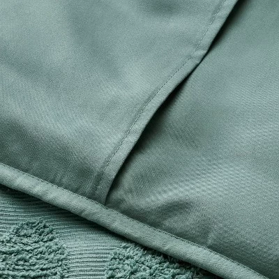 Vintage Chenille Sunset & Vine Quilt Sham Light Teal - Opalhouse™ Designed With Jungalow™ 4 Vintage Chenille Sunset & Vine Quilt Sham Light Teal - Opalhouse™ Designed With Jungalow™ - Image 2