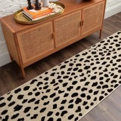 Daffodil Leopard Print Woven Rug - Threshold™ -Safavieh Store GUEST fd7ce3b6 e6f3 40a7 83d7 ec02ffd3ec0b