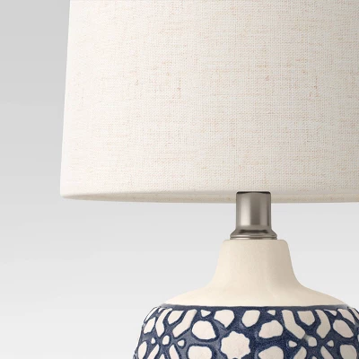 Assembled Ceramic Table Lamp Blue - Threshold™ 5 Assembled Ceramic Table Lamp Blue - Threshold™ - Image 3