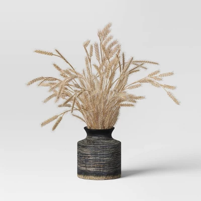 Grass Arrangement In Ceramic Pot Black - Threshold™ 7 Grass Arrangement In Ceramic Pot Black - Threshold™ - Image 5